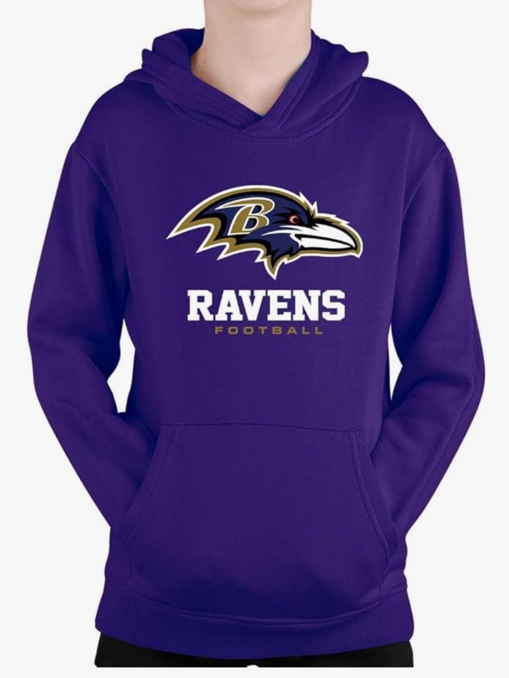 Baltimore Ravens Team Fan Apparel Hooded Sweatshirt | NEW WITH TAG!
